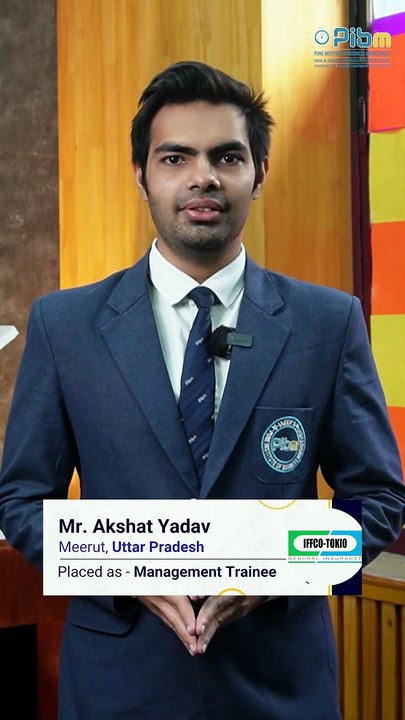 PIBM to IFFCO Tokio | Management Trainee | MBA & PGDM Placements | Akshat Yadav: Batch 2024–26