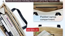 Women Briefcase Tote Bag 15.6 inch Laptop Bag Travel Office... -- Top Pick 2026 | Unbeatable Price!