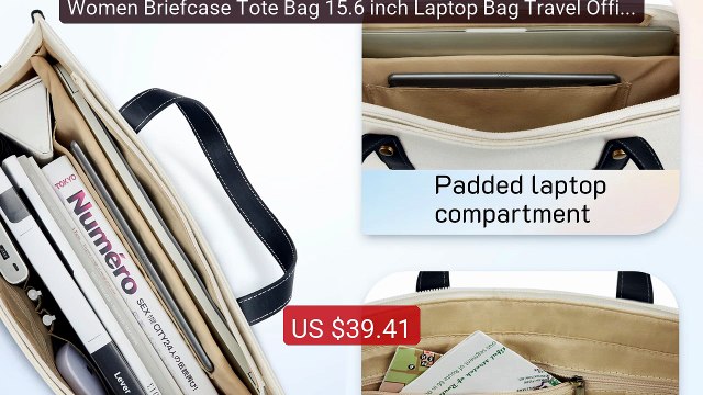 Women Briefcase Tote Bag 15.6 inch Laptop Bag Travel Office... Top Pick 2026 | Unbeatable Price!