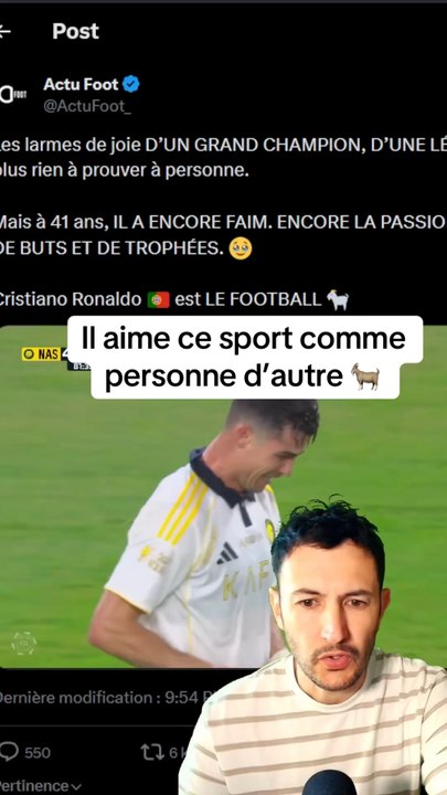 🐐 Cristiano aime ce sport comme personne d’autre ! #cristiano #cr7 #alnassr #goat