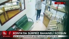 Eşine sürpriz bahanesiyle girdiği kuyumcudan pırlanta çalan şahıs yakalandı