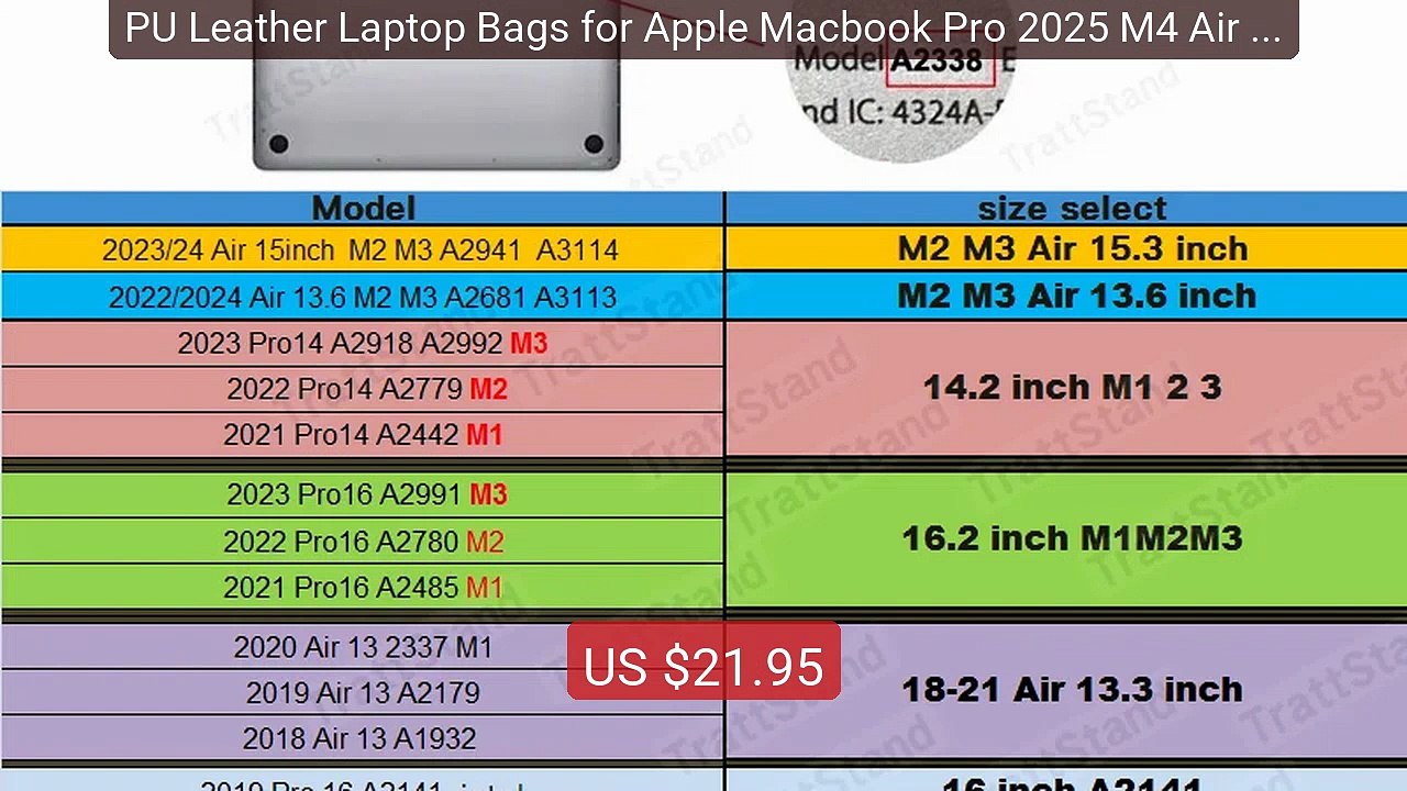 PU Leather Laptop Bags for Apple Macbook Pro 2025 M4 Air 15inch 13 ... -- Top Rated 2026 | Buy Now!