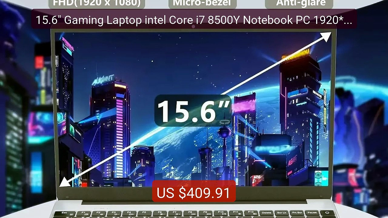 15.6" Gaming Laptop intel Core i7 8500Y Notebook PC 1920*12... -- Top Pick 2026 | Unbeatable Price!