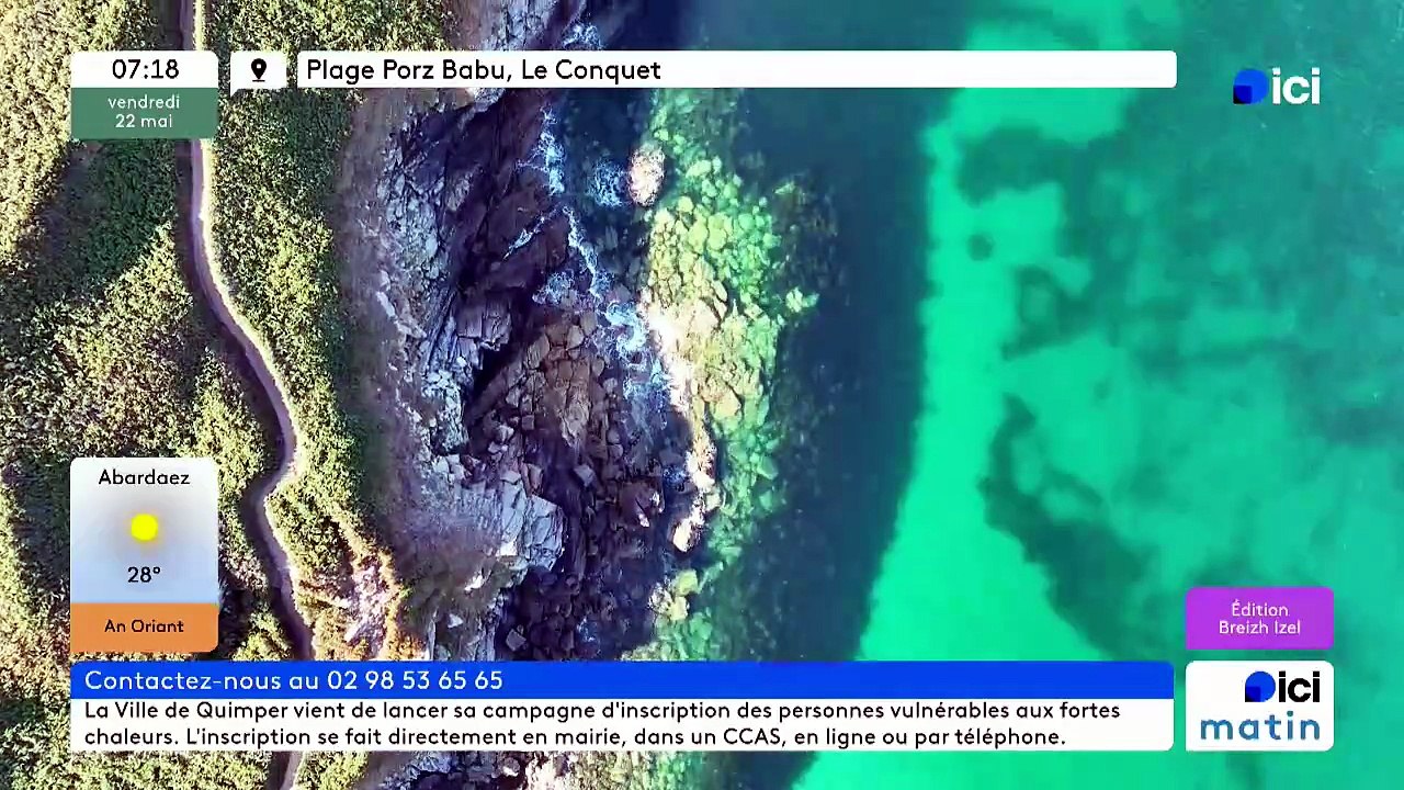 22/05/2026 - ici matin par  ici Breizh Izel en vidéo