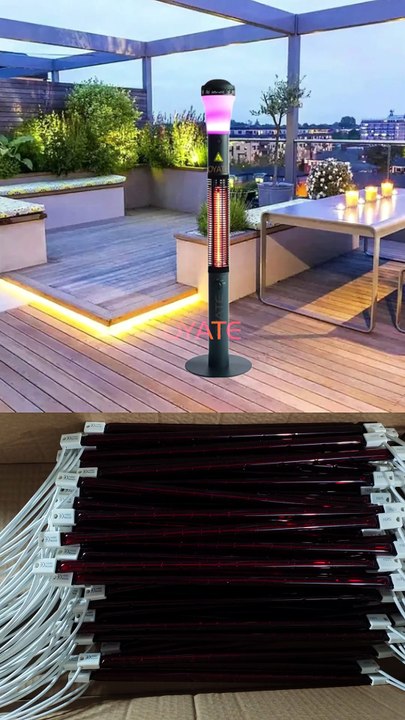 240v 1500w 750mm ruby infrared heat lamps quartz heat lamps for electric heaters