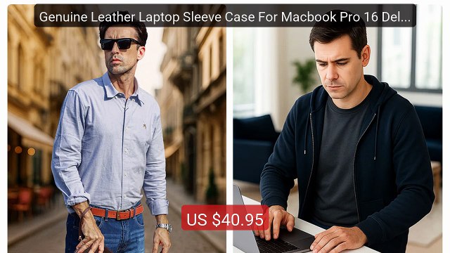 Genuine Leather Laptop Sleeve Case For Macbook Pro 16 Dell AS... Amazing Value 2026 | Must Have!