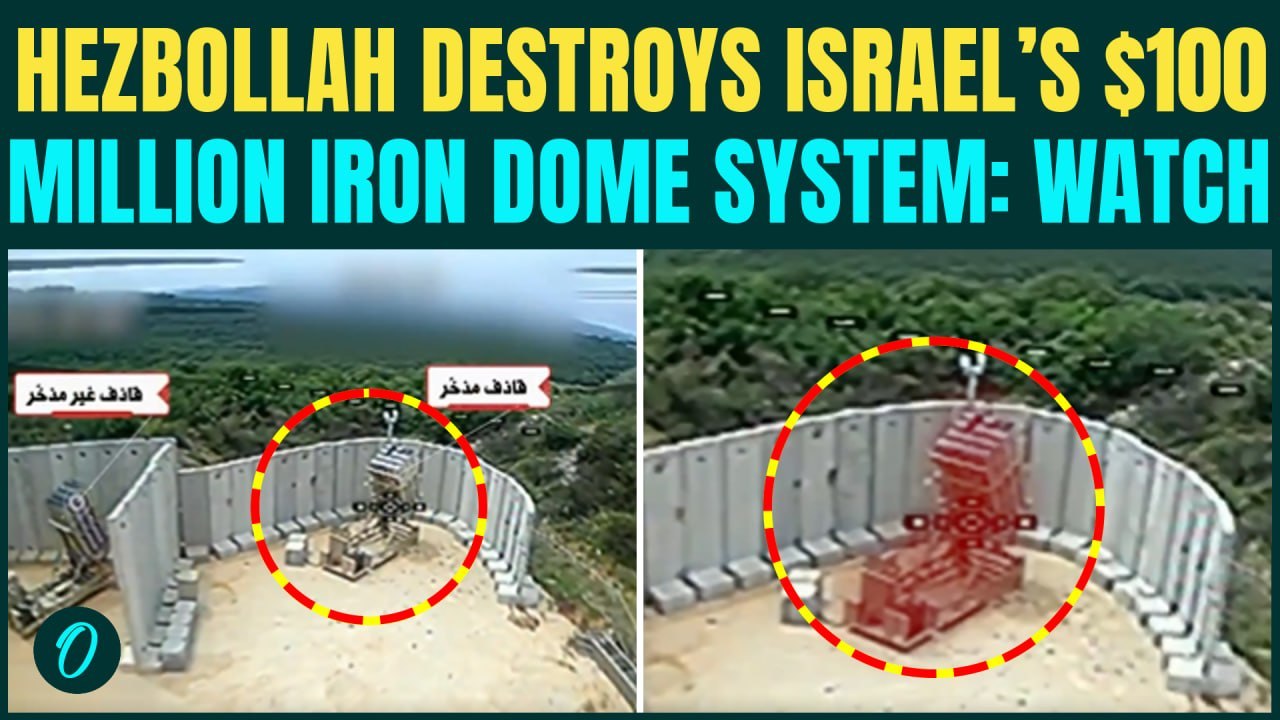 Hezbollah Drone ATTACK Damages $100M Israel IRON DOME System, Multiple Batteries Hit In Huge Attack