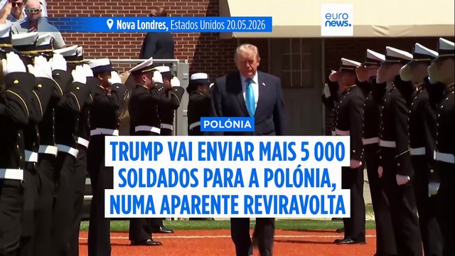 Donald Trump anuncia envio de mais cinco mil soldados para a Polónia