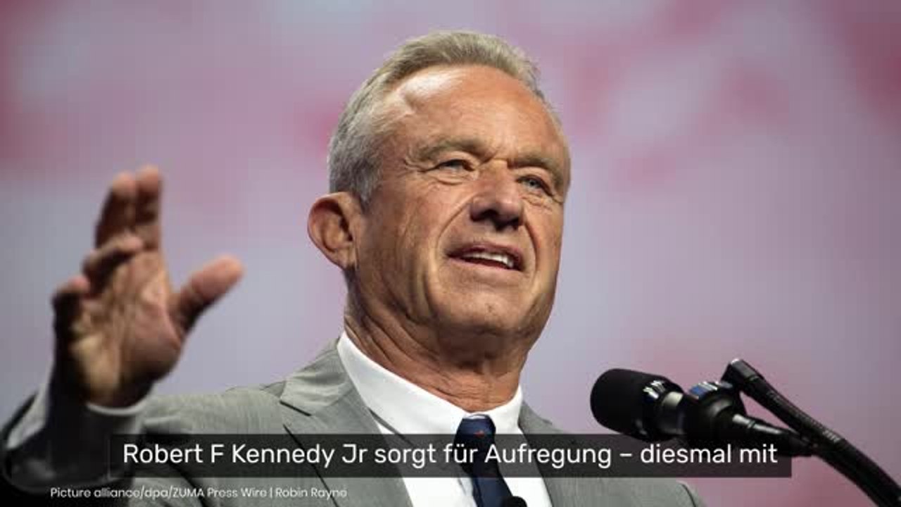 Robert F. Kennedy Jr.: Trump-Minister 'nicht ganz bei Sinnen' -  plötzlich gibt er Mädchen bizarre Ratschläge
