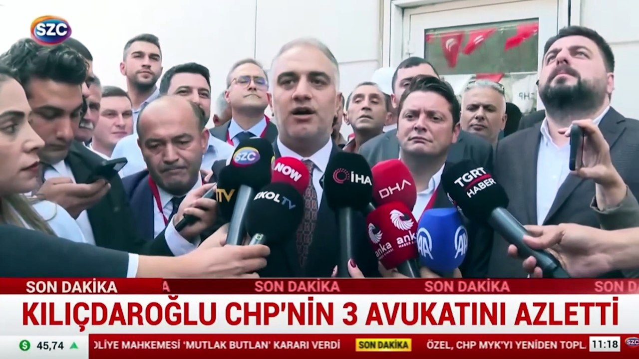 Kılıçdaroğlu'nun ilk icraatı 3 avukatı azletmek oldu