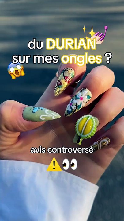 du DURIAN sur mes ongles 😱💅 ?!