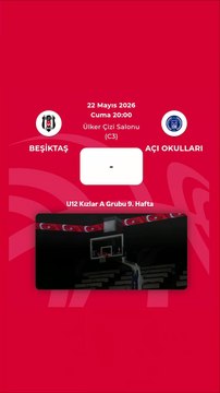 Maç Duyurusu - Beşiktaş v Açı Okulları - U12 Kızlar A Grubu 9. Hafta