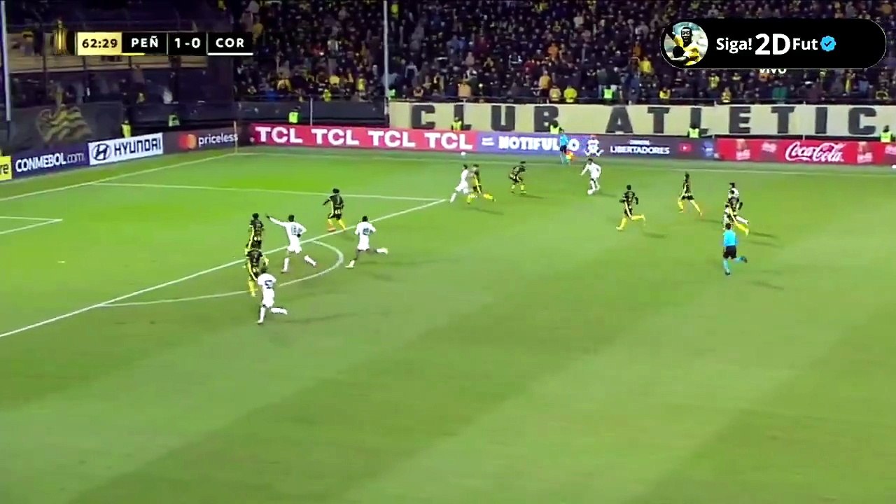 أول هدف للاعب زكرياء لبيض بقميص فريقه البرازيلي كورينتيانس