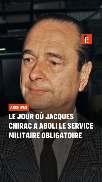 Le jour où Jacques Chirac a aboli le service militaire obligatoire