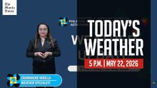 Today's Weather, 5 P.M. | May 22, 2026