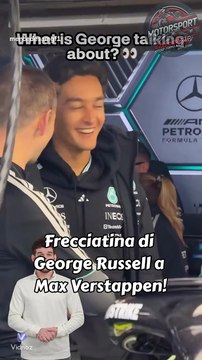 Russell punge Verstappen: Lui ha un lusso! 🏎️🤔 #russell #verstappen #f1