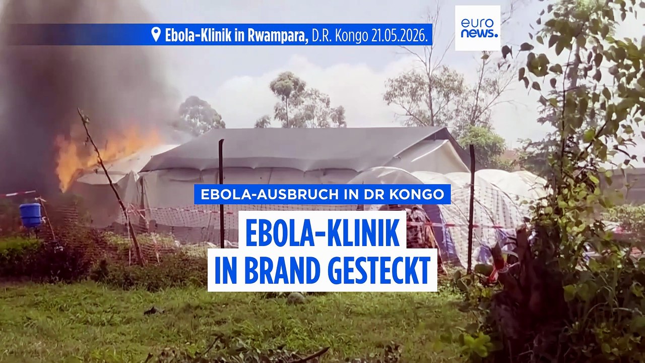 Ebola-Klinik im Kongo angezündet: Streit um Leichnam eskaliert