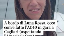 A bordo di Luna Rossa, ecco com'è fatto l'AC40 in gara a Cagliari (aspettando l'America's Cup)