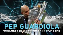 Pep Guardiola's 10 years at Manchester City in numbers