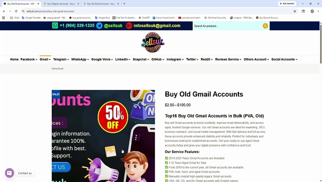 Top 44 Sites to Buy Telegram Accounts with Real Users