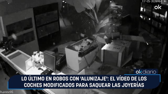 Lo último en robos con 'alunizaje': el vídeo de los coches modificados para saquear las joyerías