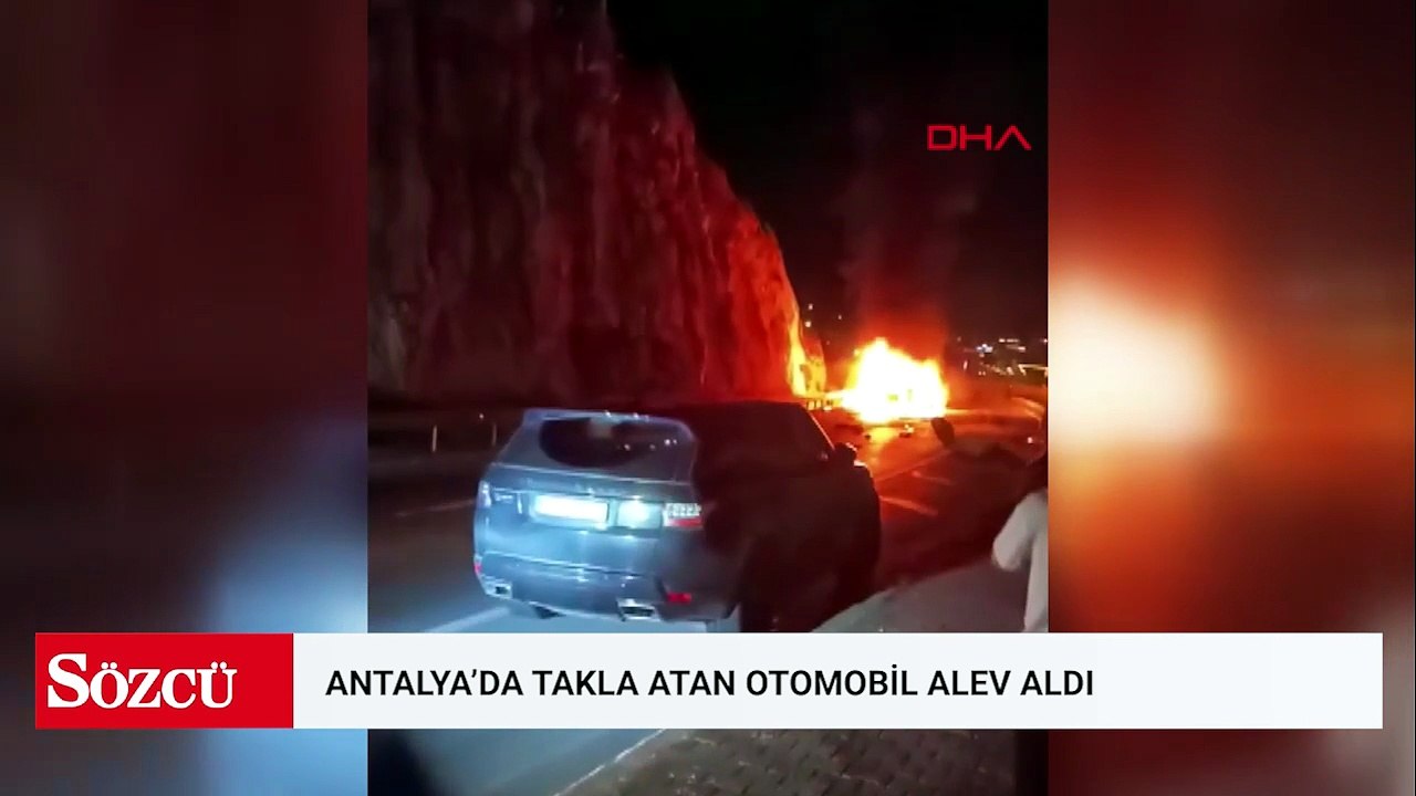 Takla atan otomobil alev aldı: 2 ölü, 3 yaralı