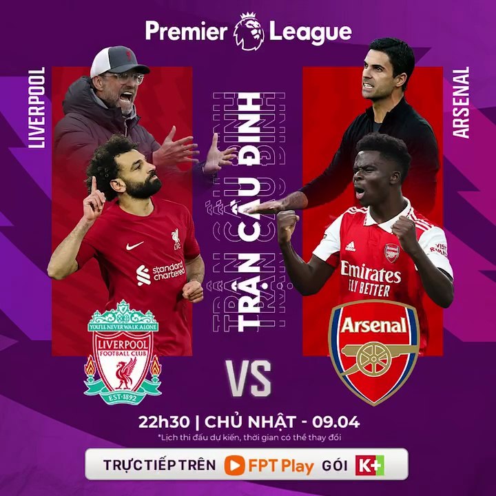 Super Sunday trên K+SPORT1 HD : Liverpool - Arsenal (9/4/2023) | FPT Play