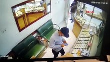 Kuyumcu dükkanında hırsızlık! 'Eşime alacağım' diyerek İncelediği yüzüğü alıp kaçtı