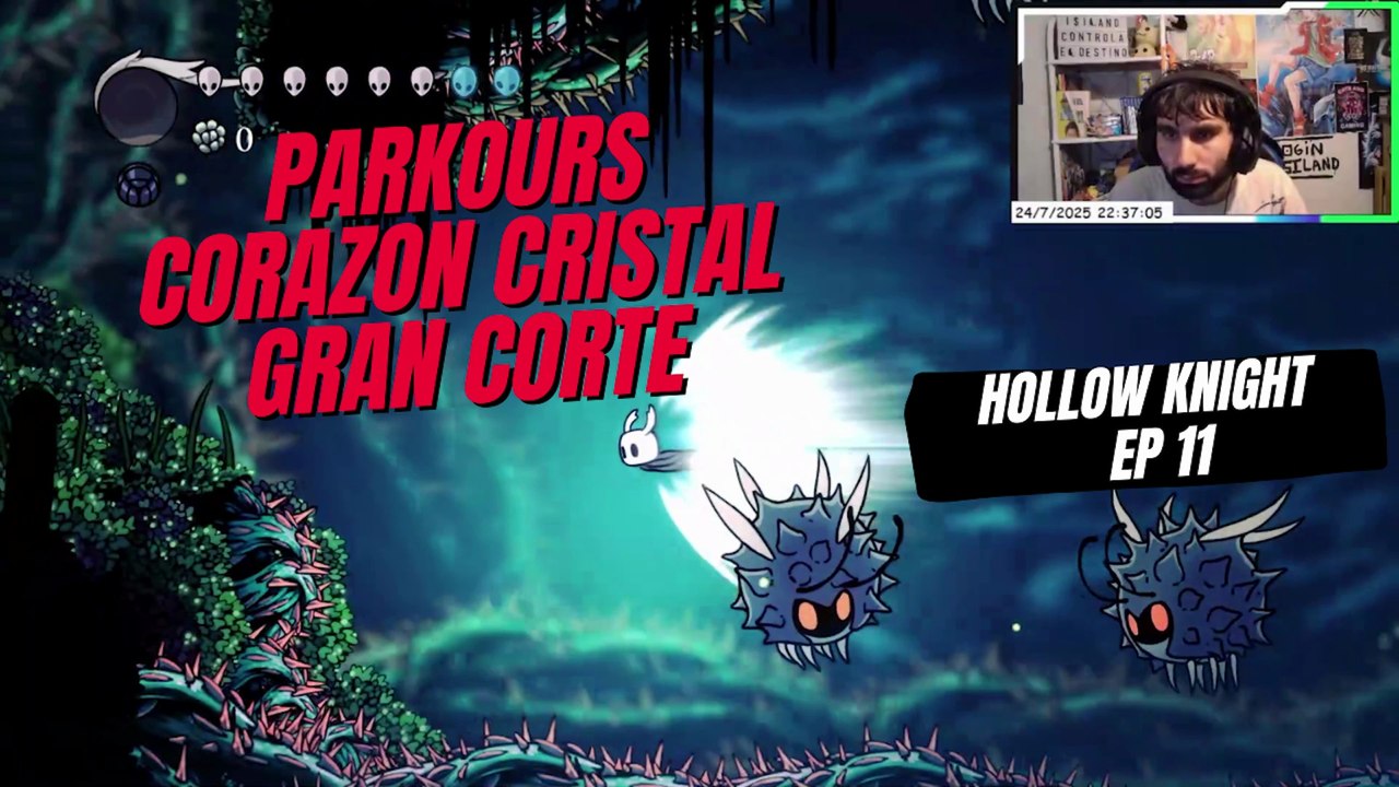 Hollow Knight Parkours en Cumbre de Cristal y  Conseguimos el Gran Corte Ep 11