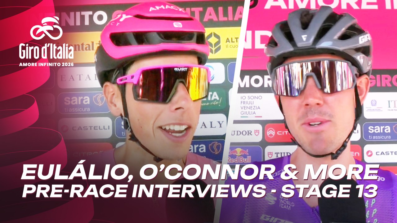 "We'll try to save as much as possible today without losing time"🗣️ | Interview Giro d'Italia 2026