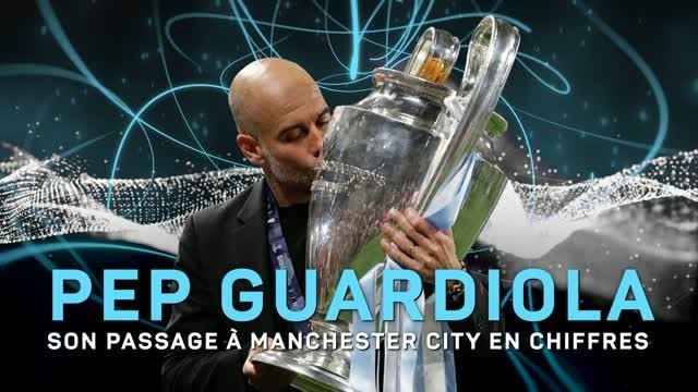 Manchester City - Le passage de Pep Guardiola à Manchester City en chiffres
