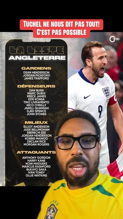 Tuchel ne nous dit pas tout sur sa liste de l’Angleterre pour la coupe du monde