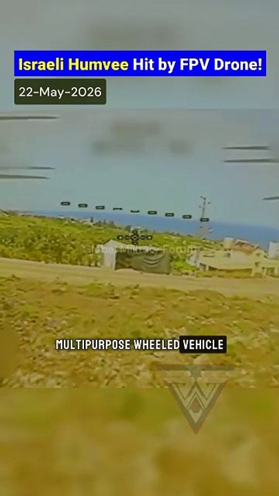 Hezbollah FPV Drone Hits IDF Target