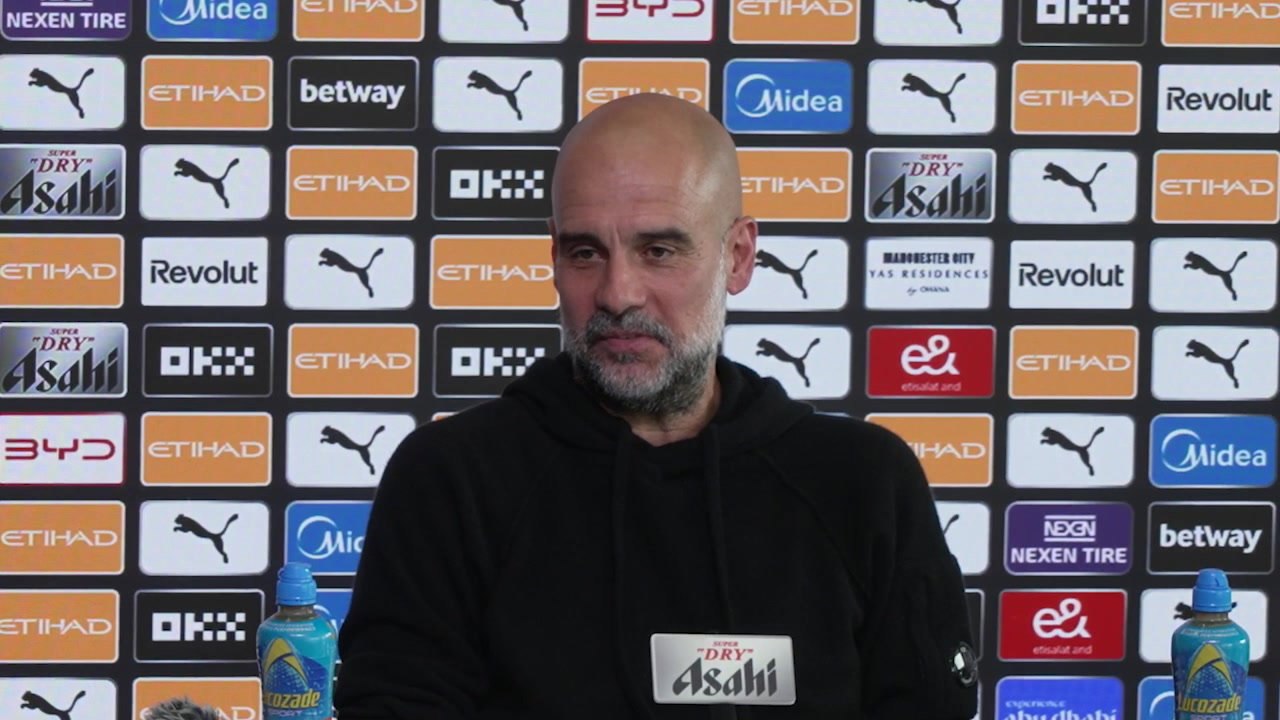 Guardiola speechless at stand being renamed after him