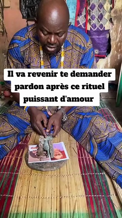 Rituel d'amour retour affectif en 24h  chez papa sidibe du Bénin