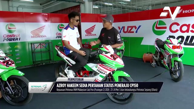 Azroy Hakeem Anuar sedia pertahankan podium yang dimenangi pada pusingan pertama Petronas CubPrix menjelang aksi di Sepang