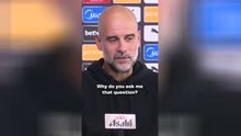Guardiola put off by question over a potential Man City return