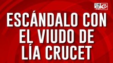 Escándalo con el viudo de Lía Crucet: cuchillo, internación y desquicio