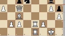 Mikhail Tal vence a Levin con el jaque mate de Mayet (1970)