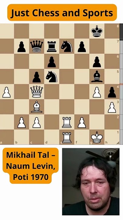 Mikhail Tal vence a Levin con el jaque mate de Mayet (1970)