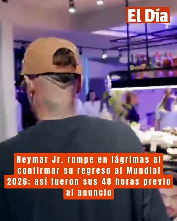 Neymar Jr. rompe en lágrimas al confirmar su regreso al Mundial 2026; así fueron sus 48 horas previo al anuncio