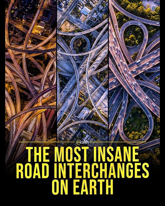 THE MOST INSANE ROAD INTERCHANGES ON EARTH