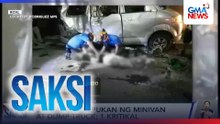 3 patay sa salpukan ng minivan at dump truck; 1 kritikal | Saksi