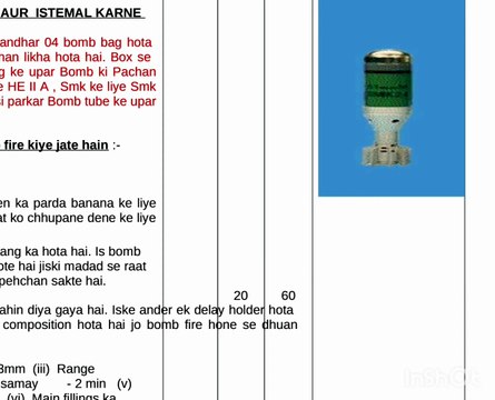 51 mm mortar ke bomb ke bare me jaankari.