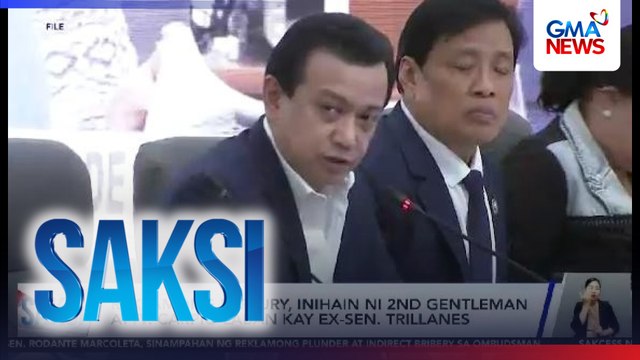 Reklamong perjury, inihain ni 2nd Gentleman Atty. Carpio laban kay Ex-Sen. Trillanes | Saksi