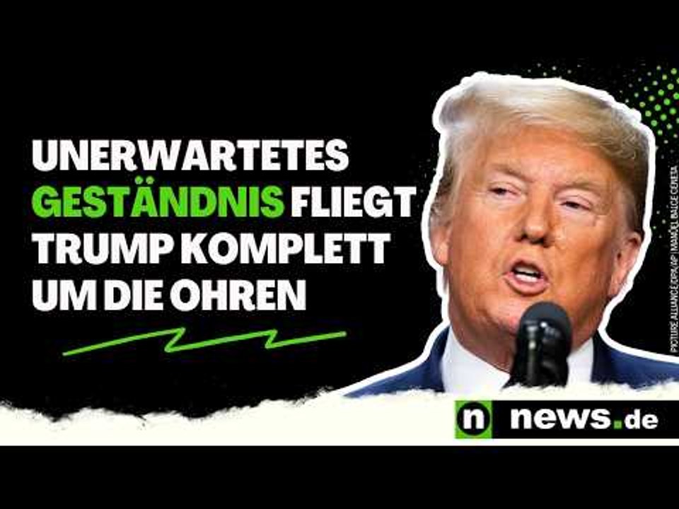 Donald Trump: Unerwartetes Geständnis fliegt dem US-Präsidenten komplett um die Ohren