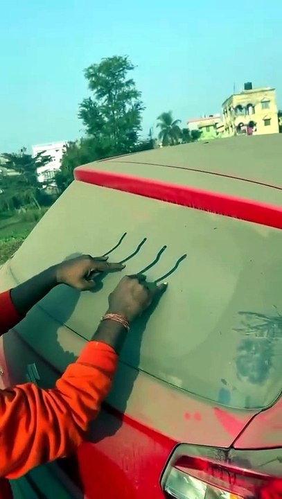 Creative design with hand #viral #trending #creative