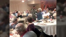 Veteran Surprises His Grandmother