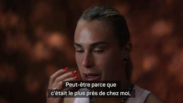 Roland-Garros - Sabalenka : En grandissant, je rêvais de remporter Roland