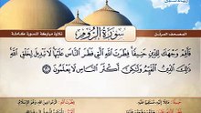 المصحف المرتل _ سورة الروم _ القارئ الشيخ محمد صديق المنشاوي رحمه الله